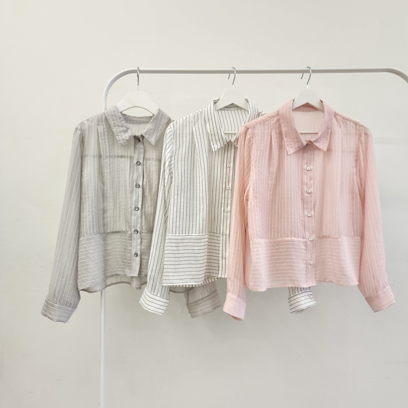 LA BLOOM韓國東大門直郵女裝新品人氣熱賣時尚襯衫蕾絲衫La Bloom襯衫/蕾絲衫