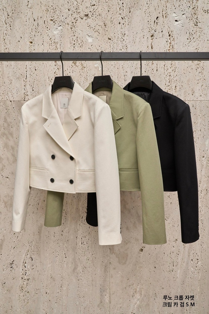 BLOSSOM韓國東大門直郵女士新品時尚職業推薦休閑夾克短款BLOSSOM夾克