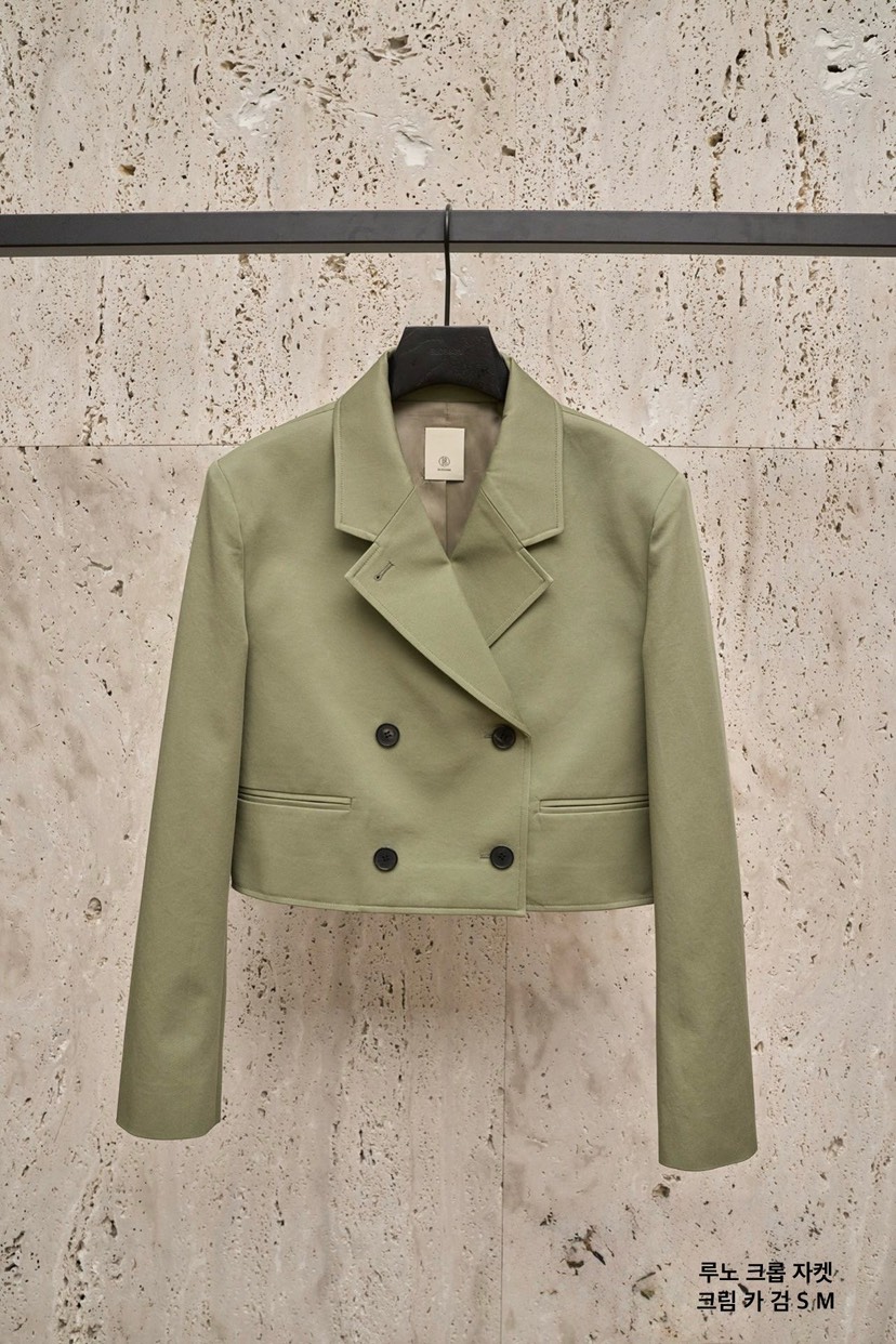 BLOSSOM韓國東大門直郵女士新品時尚職業推薦休閑夾克短款BLOSSOM夾克圖色2