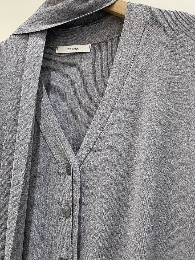 OBSESS韓國直郵女士新品26春夏熱賣時尚職業推薦馬甲含圍巾OBSESS/EARLY BIRD馬甲