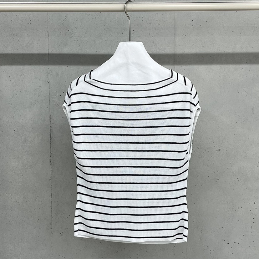 HELDER-P韓國直郵女裝新款熱賣時尚26春夏吊帶背心露肩條紋HELDER吊帶/背心