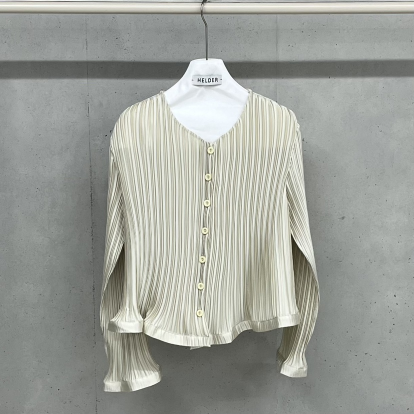 HELDER-P韓國東大門直郵女裝新款人氣襯衫蕾絲衫褶裥開衫HELDER襯衫/蕾絲衫圖色1
