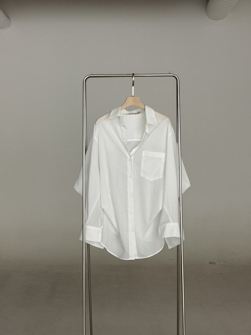 SANTAL韓國直郵女裝新品休閑26春夏推薦人氣時尚襯衫蕾絲衫SANTAL襯衫/蕾絲衫圖色1