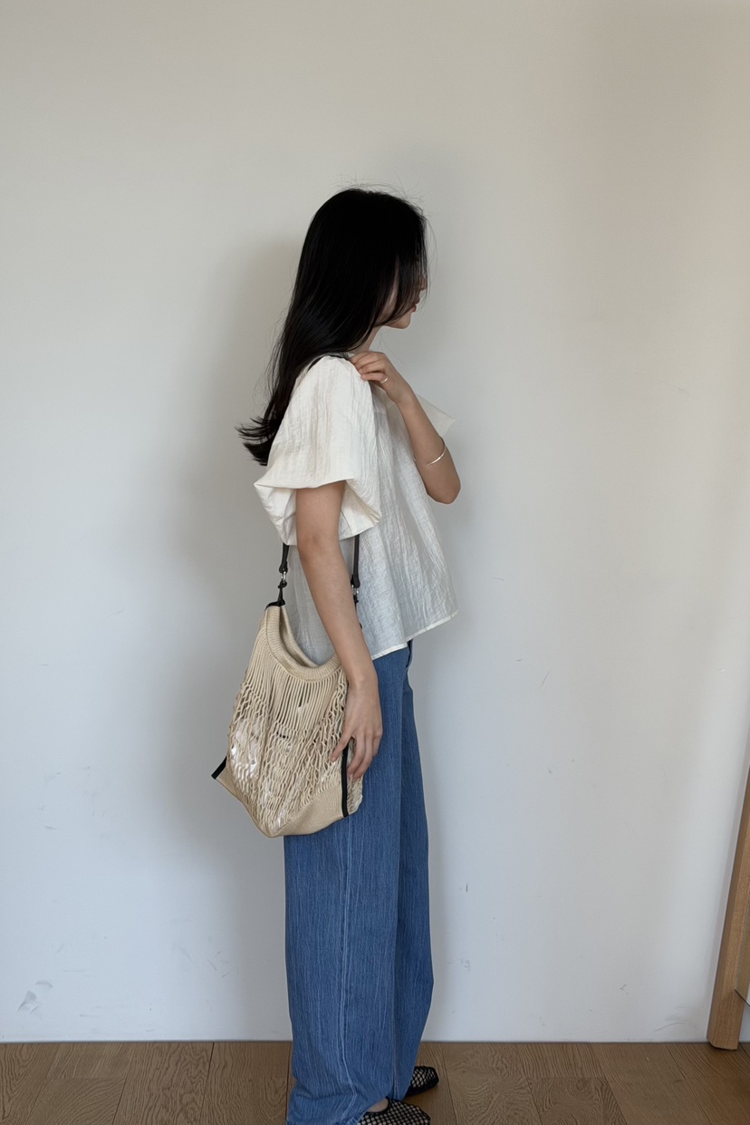 AMY GRACE-A韓國東大門代購女士新品26春夏休閑襯衫蕾絲衫AMY GRACE-A襯衫/蕾絲衫