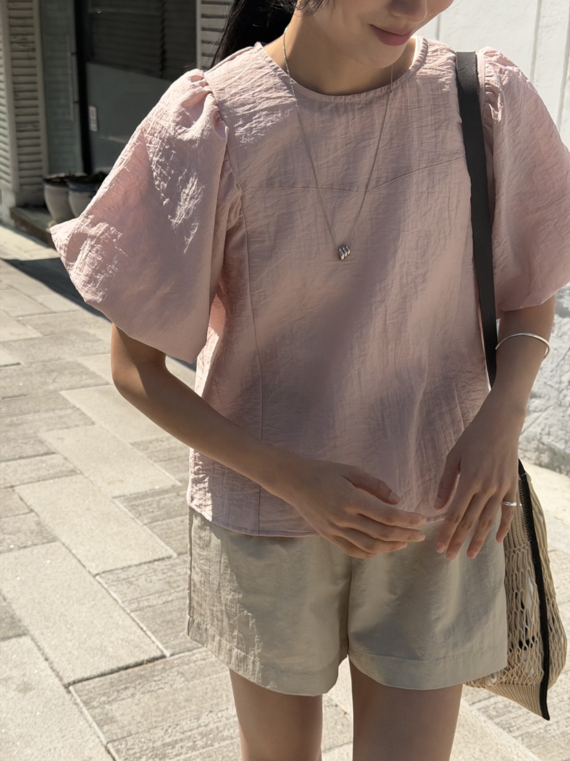 AMY GRACE-A韓國東大門代購女士新品26春夏休閑襯衫蕾絲衫AMY GRACE-A襯衫/蕾絲衫