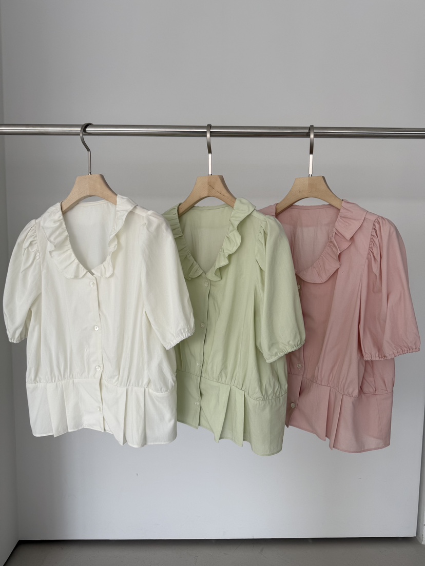 A P-STUDIO韓國直郵實拍女裝新品休閑26春夏襯衫蕾絲衫A P-STUDIO襯衫/蕾絲衫