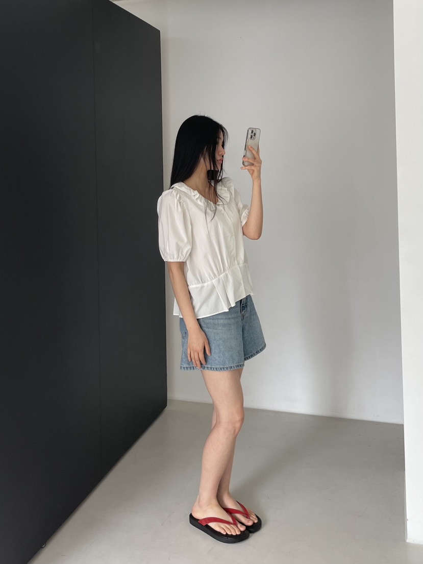 A P-STUDIO韓國直郵實拍女裝新品休閑26春夏襯衫蕾絲衫A P-STUDIO襯衫/蕾絲衫