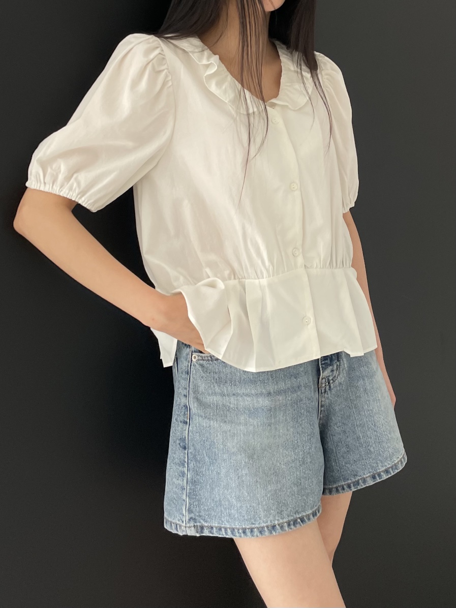 A P-STUDIO韓國直郵實拍女裝新品休閑26春夏襯衫蕾絲衫A P-STUDIO襯衫/蕾絲衫