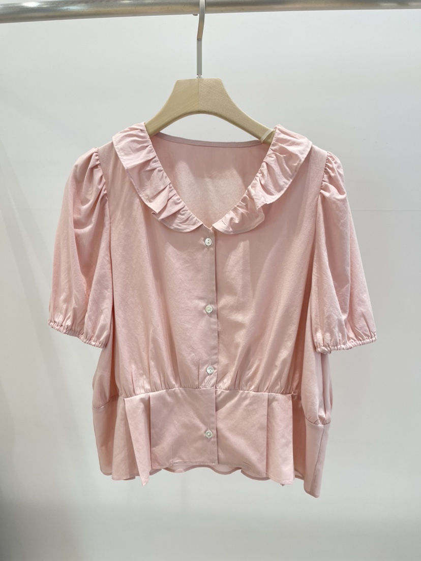 A P-STUDIO韓國直郵實拍女裝新品休閑26春夏襯衫蕾絲衫A P-STUDIO襯衫/蕾絲衫圖色1