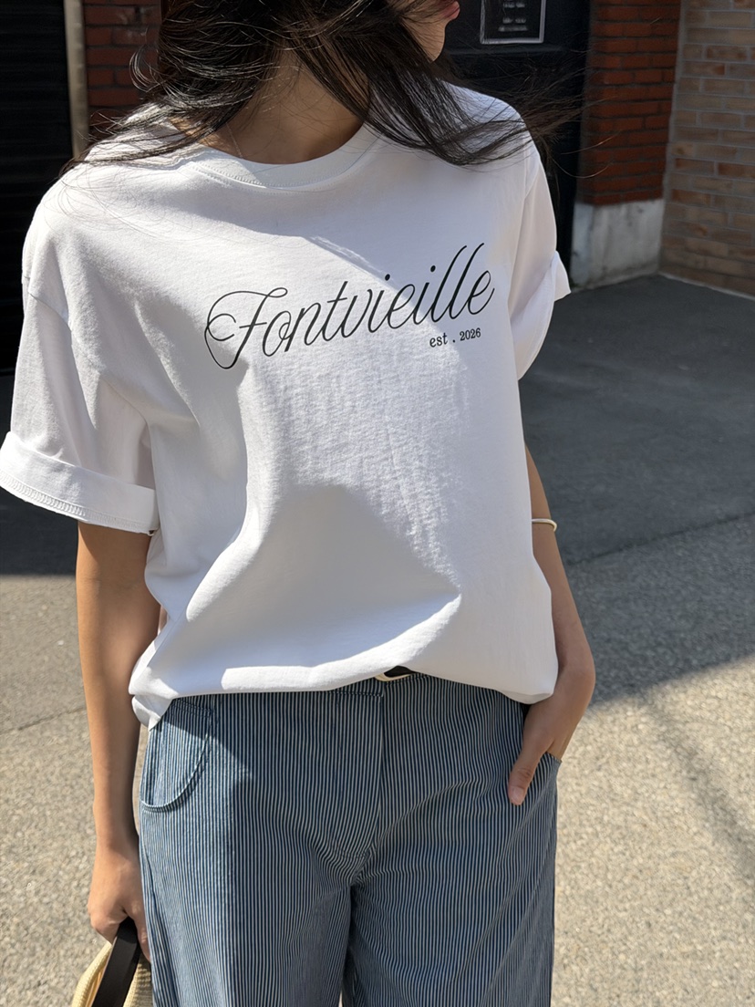 AMY GRACE-A韓國直郵實拍女士新款熱賣26春夏休閑推薦T恤AMY GRACE-AT恤