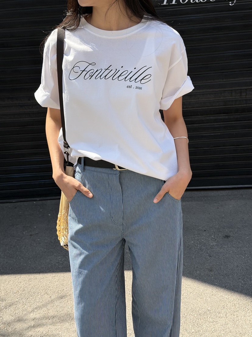 AMY GRACE-A韓國直郵實拍女士新款熱賣26春夏休閑推薦T恤AMY GRACE-AT恤