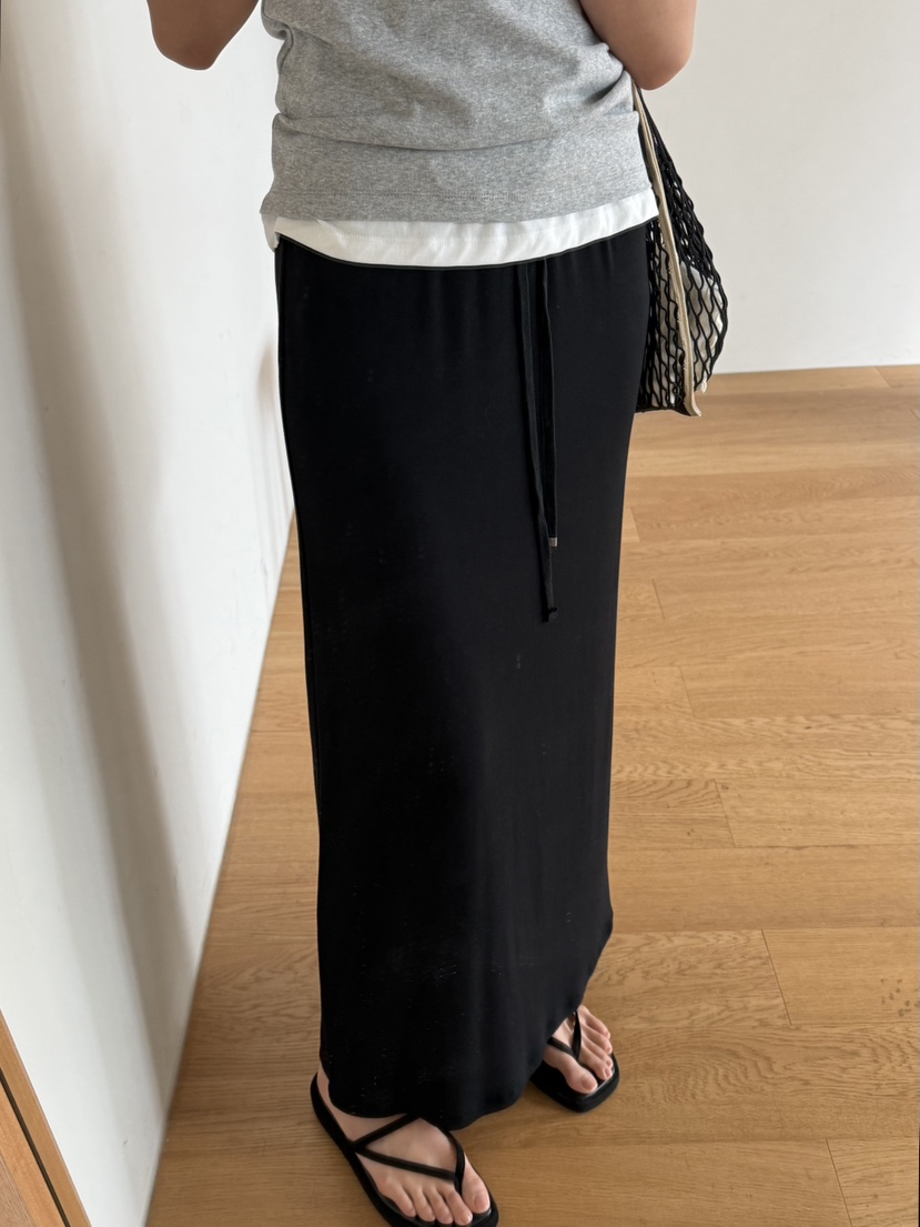 AMY GRACE-A韓國代購女士新款熱賣時尚人氣職業長裙人造絲AMY GRACE-A長裙