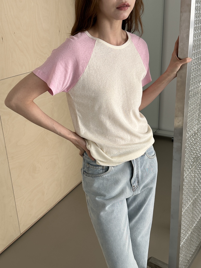 JEONG GAM STUDIOS韓國直郵女裝新品推薦26春夏T恤撞色JEONG GAM STUDIOST恤