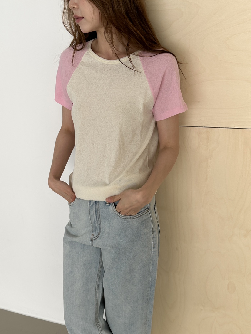 JEONG GAM STUDIOS韓國直郵女裝新品推薦26春夏T恤撞色JEONG GAM STUDIOST恤