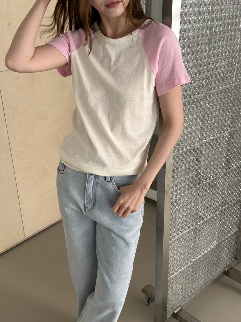 JEONG GAM STUDIOS韓國直郵女裝新品推薦26春夏T恤撞色JEONG GAM STUDIOST恤