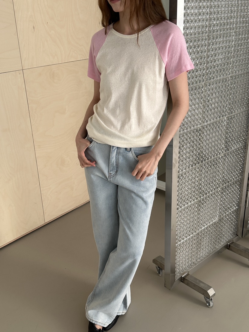 JEONG GAM STUDIOS韓國直郵女裝新品推薦26春夏T恤撞色JEONG GAM STUDIOST恤