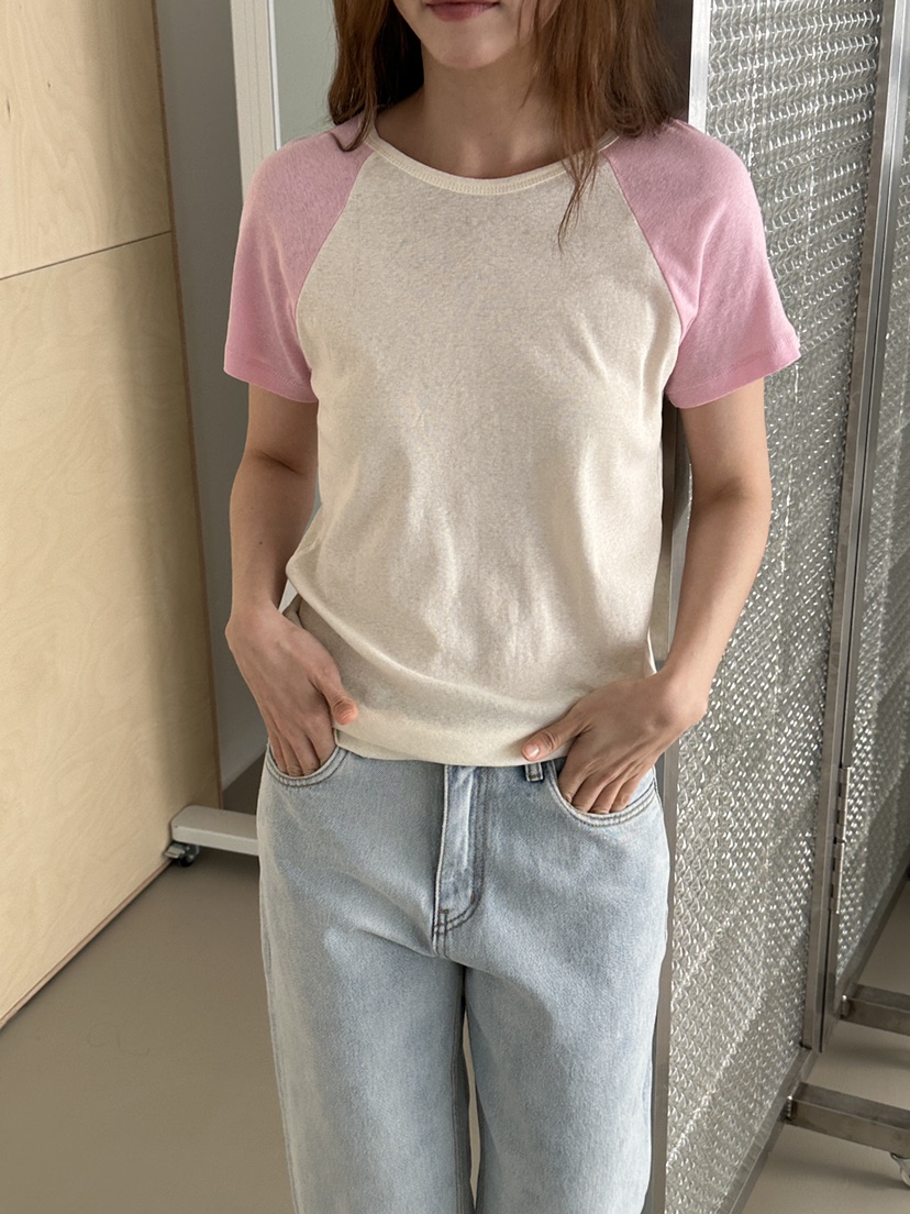 JEONG GAM STUDIOS韓國直郵女裝新品推薦26春夏T恤撞色JEONG GAM STUDIOST恤