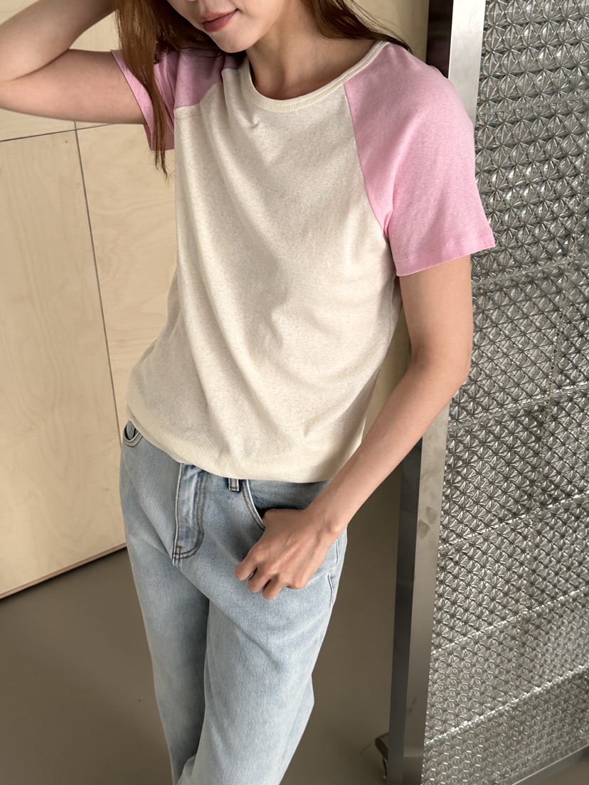 JEONG GAM STUDIOS韓國直郵女裝新品推薦26春夏T恤撞色JEONG GAM STUDIOST恤