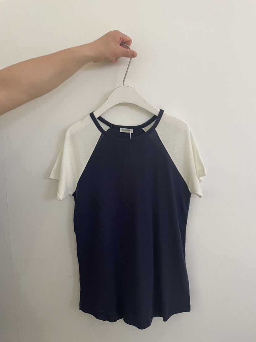 JEONG GAM STUDIOS韓國直郵女裝新品推薦26春夏T恤撞色JEONG GAM STUDIOST恤圖色3