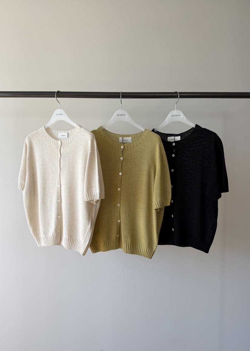 AMY GRACE-A韓國直郵實拍女裝新品休閑職業推薦26春夏針織衫AMY GRACE-A針織衫