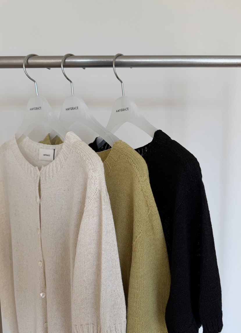 AMY GRACE-A韓國直郵實拍女裝新品休閑職業推薦26春夏針織衫AMY GRACE-A針織衫