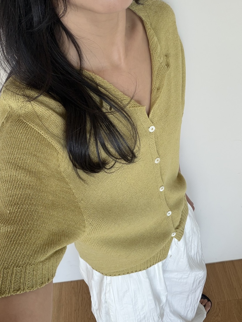 AMY GRACE-A韓國直郵實拍女裝新品休閑職業推薦26春夏針織衫AMY GRACE-A針織衫