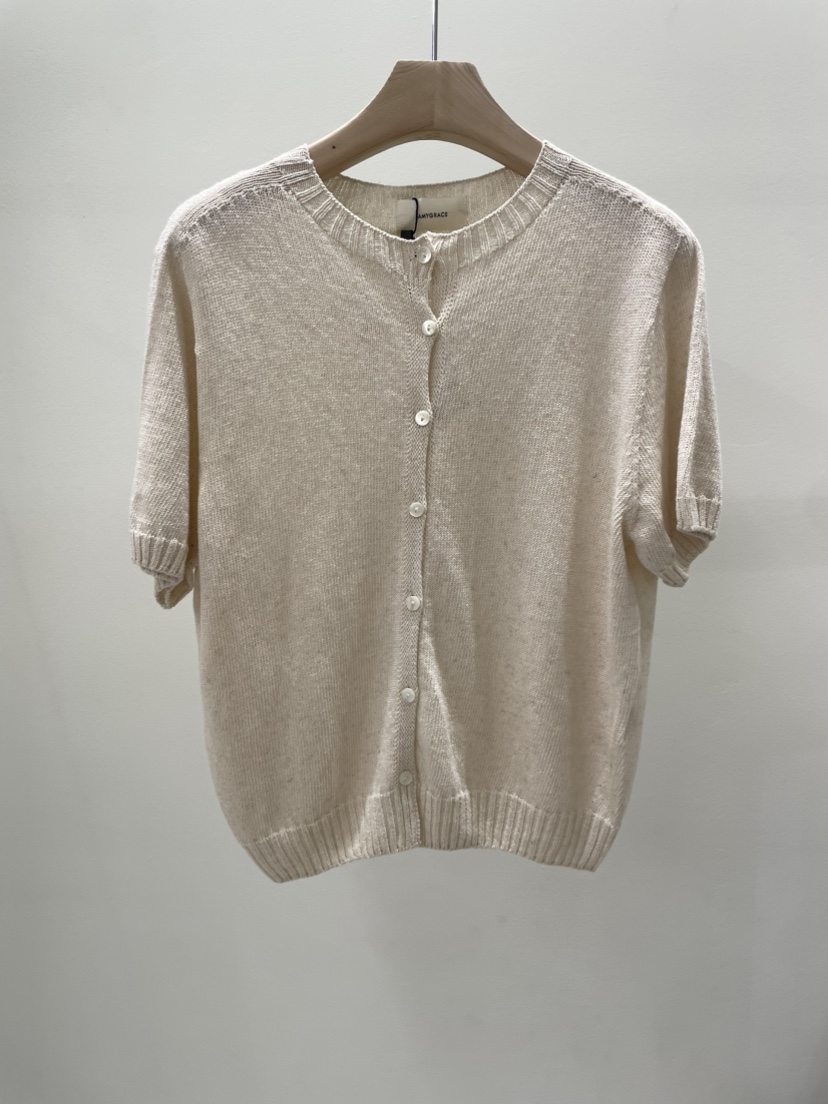 AMY GRACE-A韓國直郵實拍女裝新品休閑職業推薦26春夏針織衫AMY GRACE-A針織衫圖色1