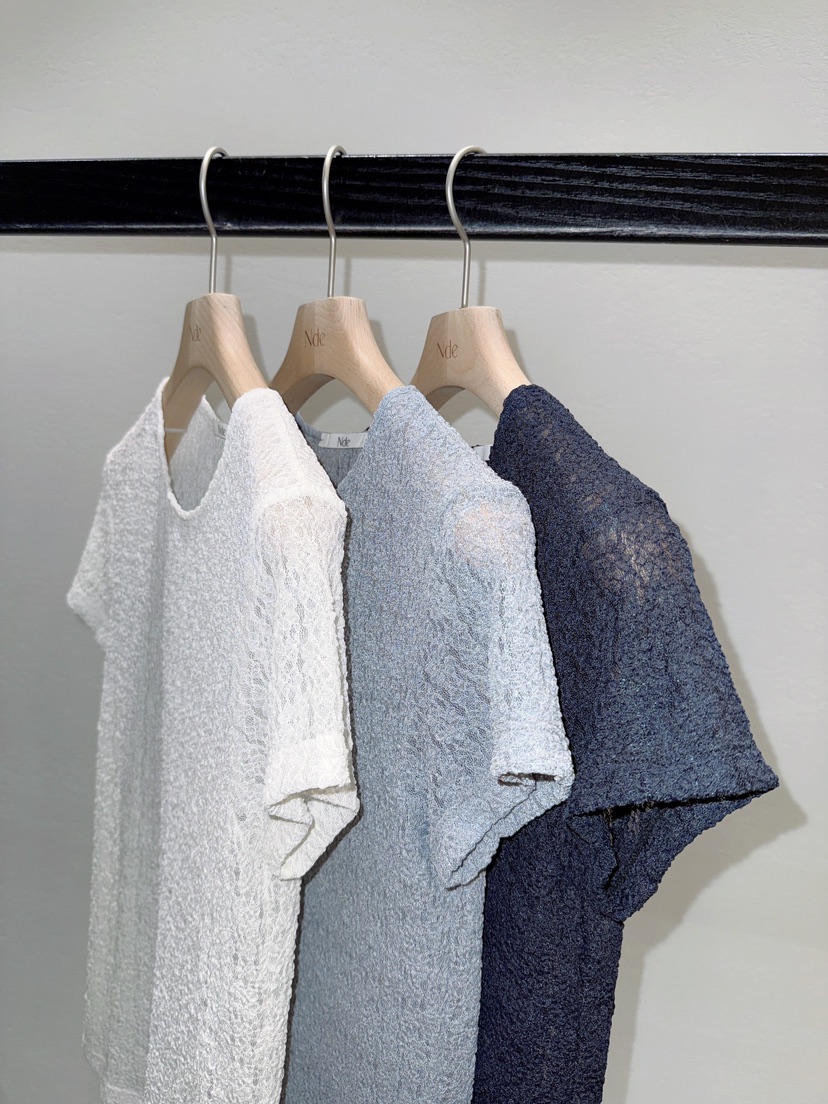 NDE韓國直郵女裝新款職業時尚人氣熱賣推薦休閑26春夏T恤蕾絲BOHEME_NDET恤