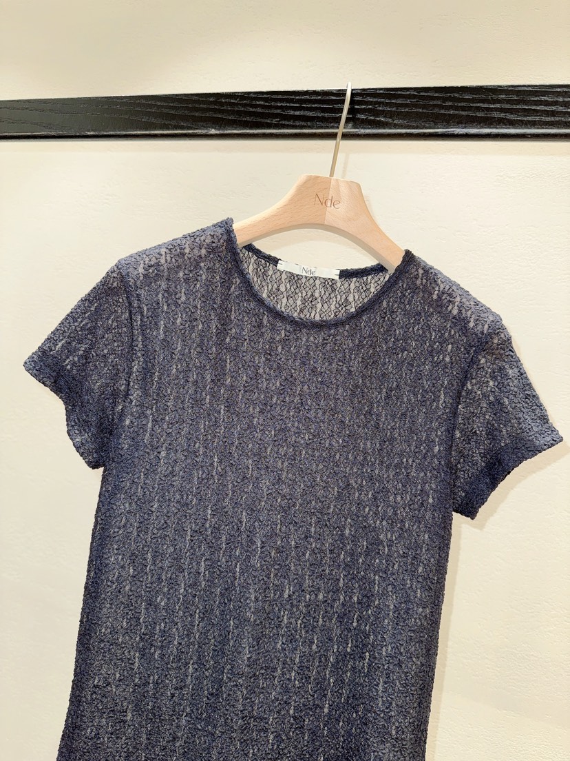 NDE韓國直郵女裝新款職業時尚人氣熱賣推薦休閑26春夏T恤蕾絲BOHEME_NDET恤