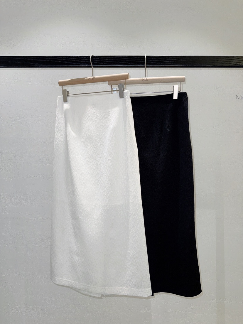 NDE韓國直郵女士新品時尚職業推薦休閑26春夏半身裙中短裙BOHEME_NDE半身裙/中短裙圖色1左一色