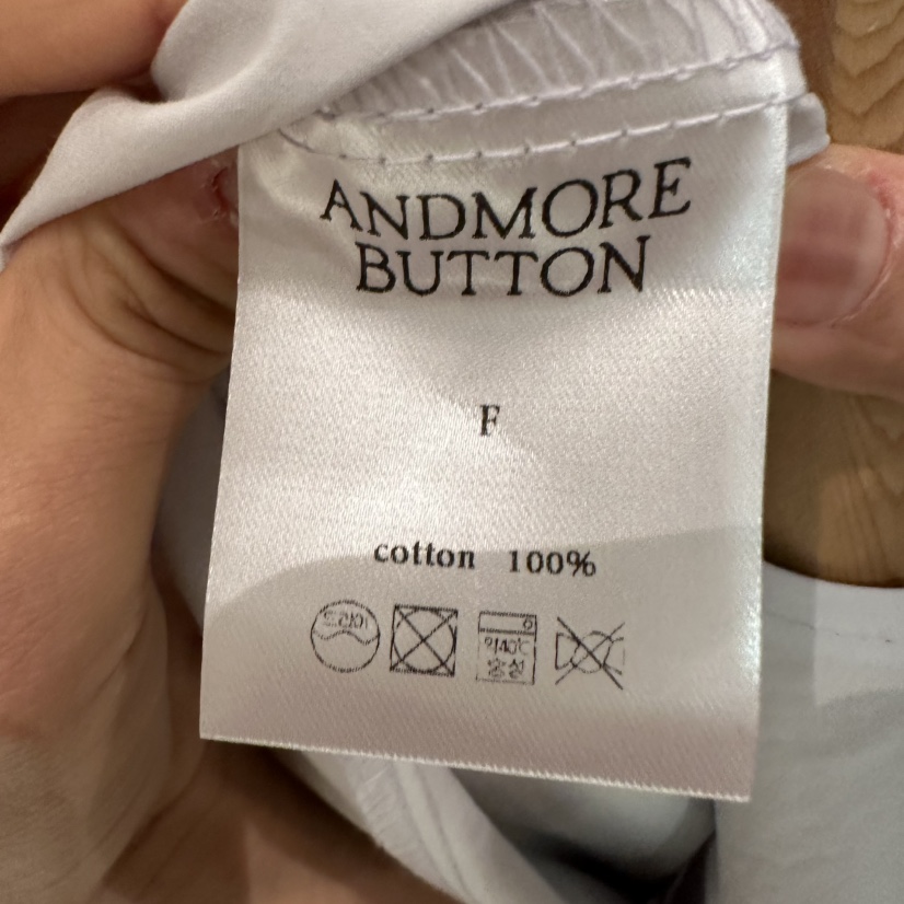 ANDMORE BUTTON韓國代購女士新品休閑人氣時尚連衣裙褶皺ANDMORE BUTTON連衣裙