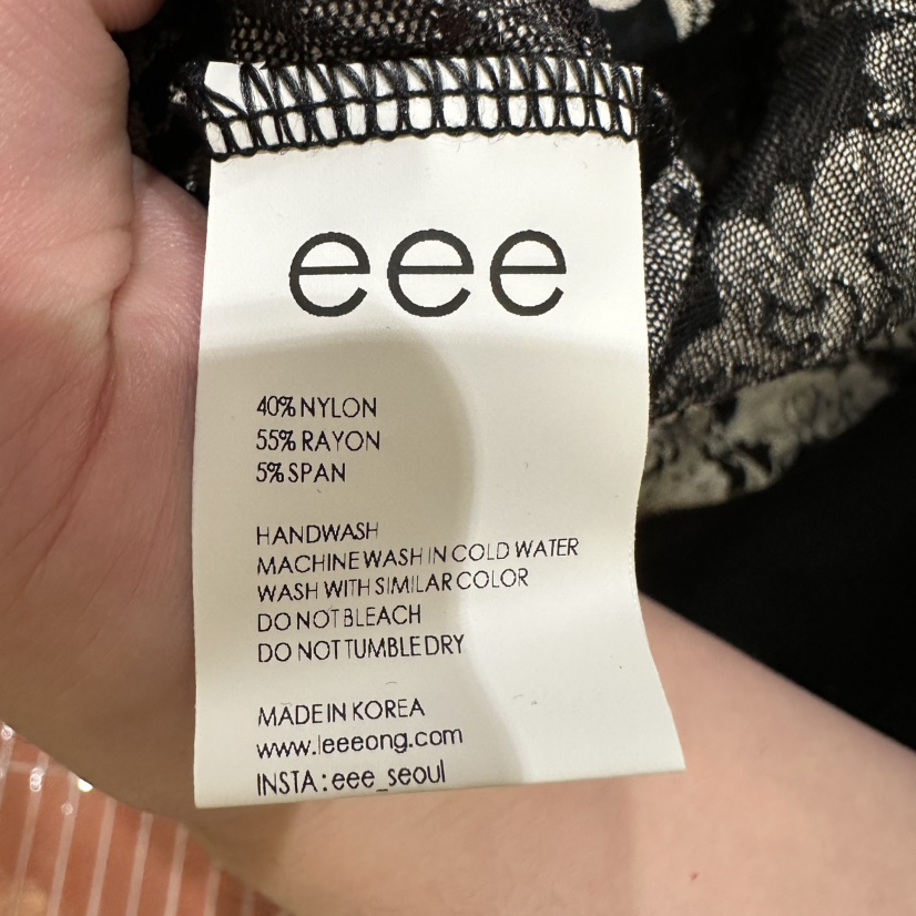 EEE韓國直郵實拍女裝新款26春夏時尚推薦職業休閑襯衫蕾絲衫EEE襯衫/蕾絲衫