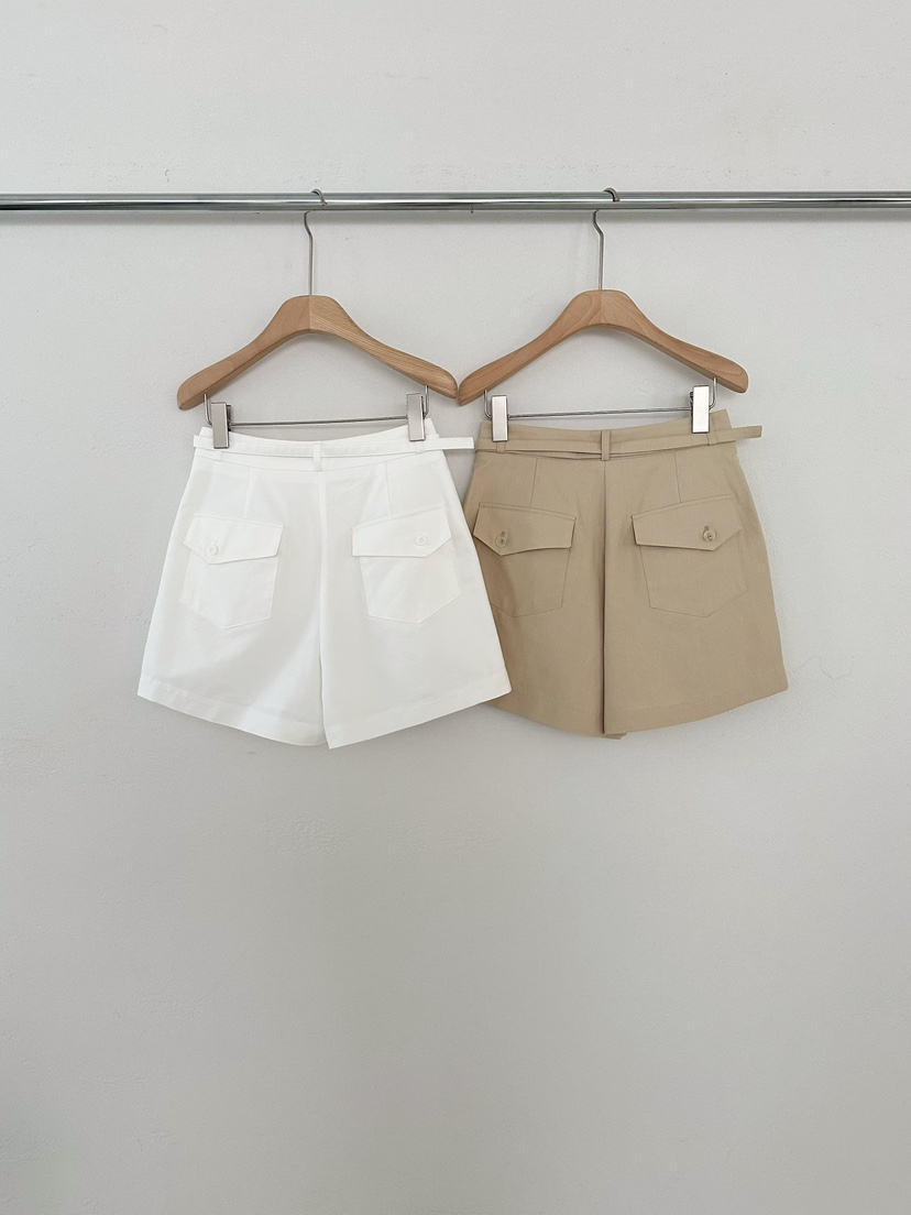 2ND GATE韓國東大門代購女士新品休閑推薦人氣短褲含腰帶2ND GATE短褲