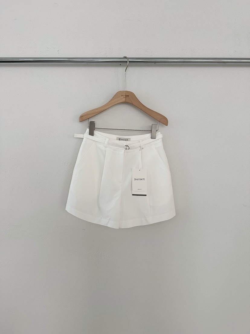 2ND GATE韓國東大門代購女士新品休閑推薦人氣短褲含腰帶2ND GATE短褲圖色1