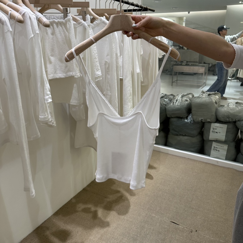 VEGETABLE韓國直郵實拍女士新品26春夏時尚職業熱賣吊帶背心VEGETABLE吊帶/背心