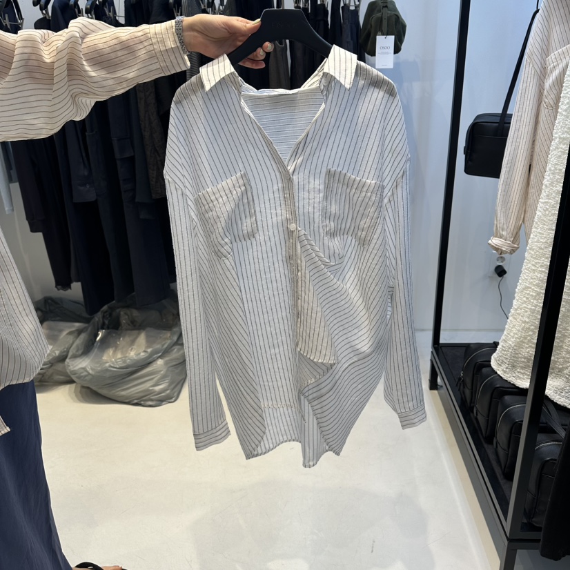 OSOO韓國東大門代購女士新款休閑人氣26春夏熱賣襯衫蕾絲衫OSOO襯衫/蕾絲衫圖色1