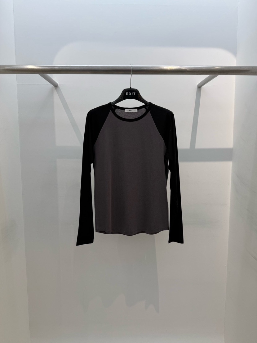 EDIT韓國代購女士新品熱賣時尚休閑人氣職業推薦26春夏長袖T恤EDIT長袖T恤圖色3