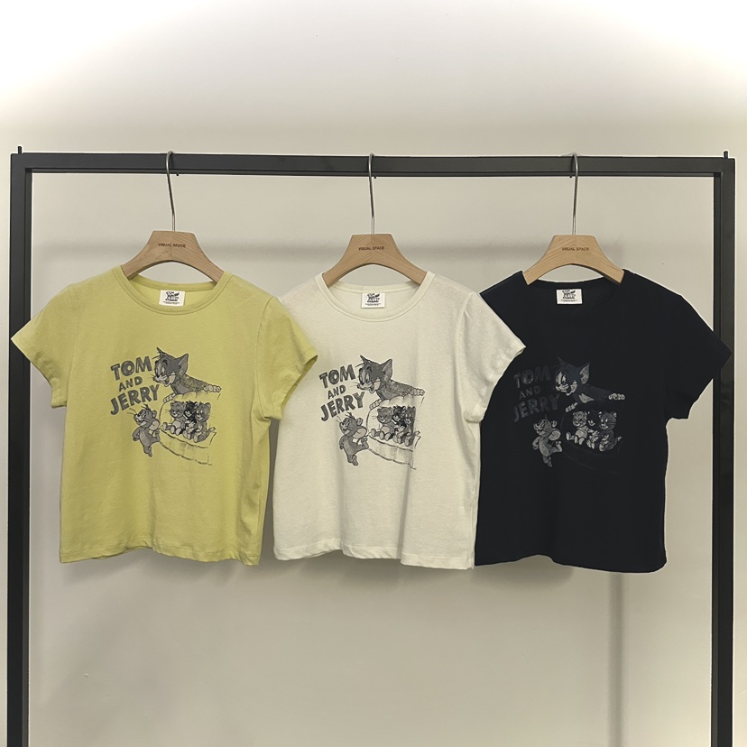 VISUAL SPACE/PAGE92/FLEISCHER韓國直郵女裝新款休閑T恤VISUAL SPACE/PAGE92/FLEISCHERT恤