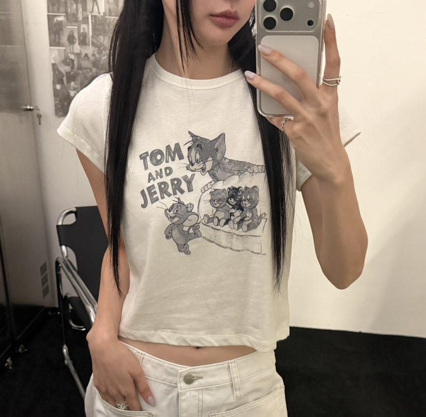 VISUAL SPACE/PAGE92/FLEISCHER韓國直郵女裝新款休閑T恤VISUAL SPACE/PAGE92/FLEISCHERT恤