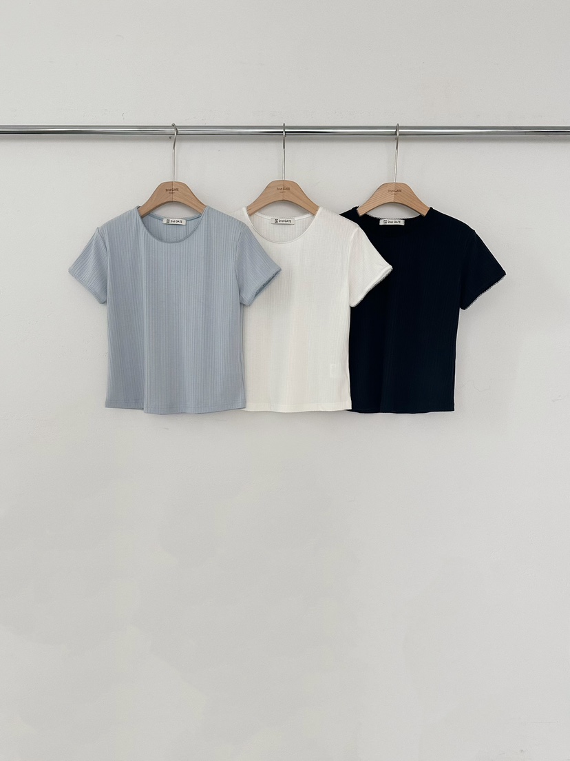 2ND GATE韓國直郵實拍女士新品人氣休閑職業熱賣26春夏T恤2ND GATET恤