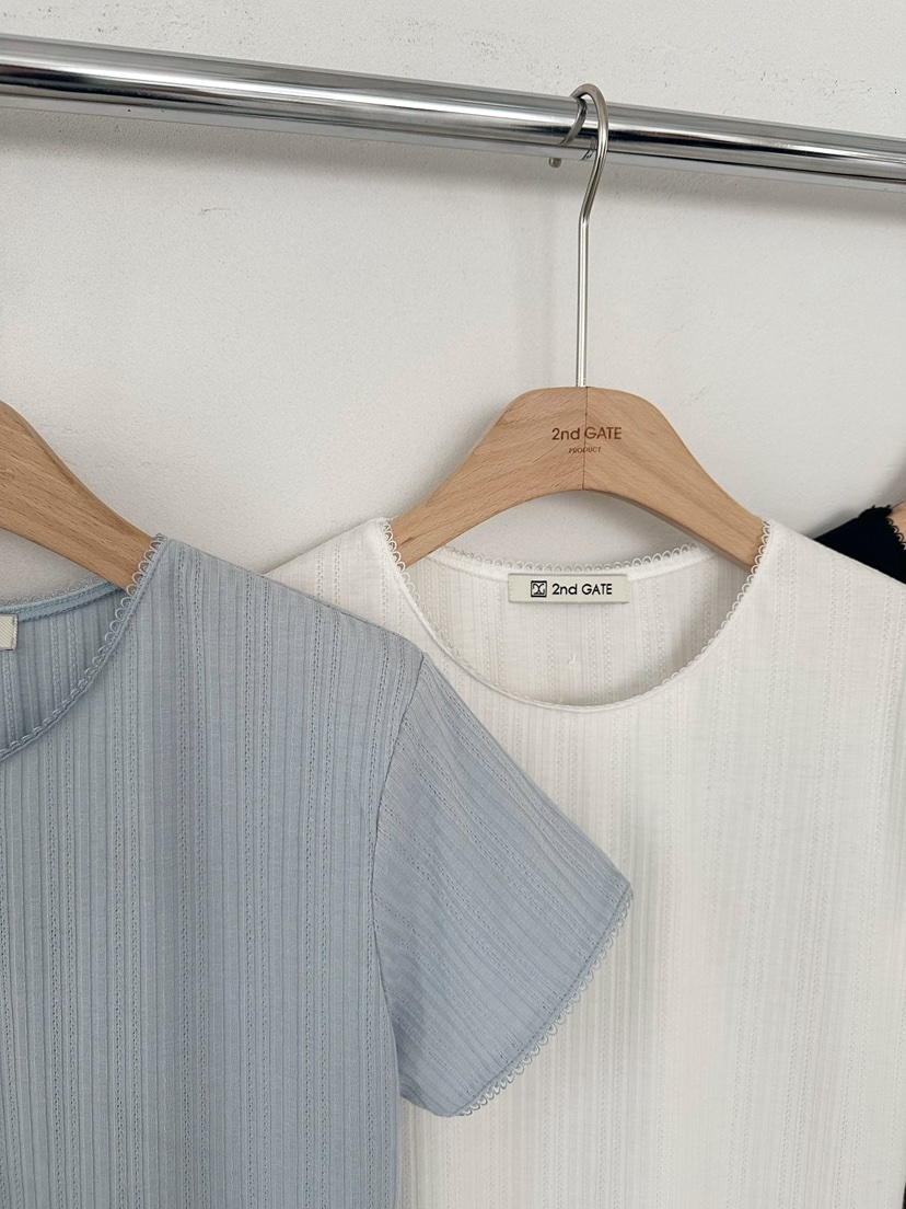 2ND GATE韓國直郵實拍女士新品人氣休閑職業熱賣26春夏T恤2ND GATET恤