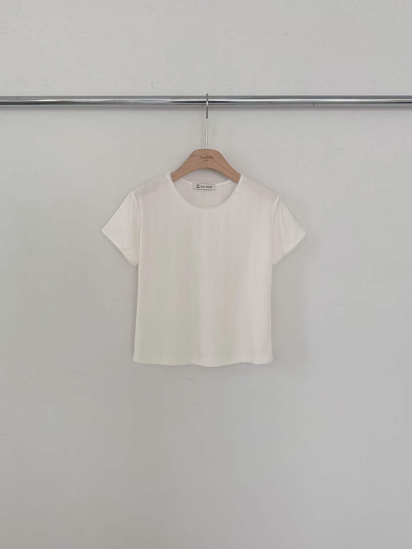 2ND GATE韓國直郵實拍女士新品人氣休閑職業熱賣26春夏T恤2ND GATET恤圖色1
