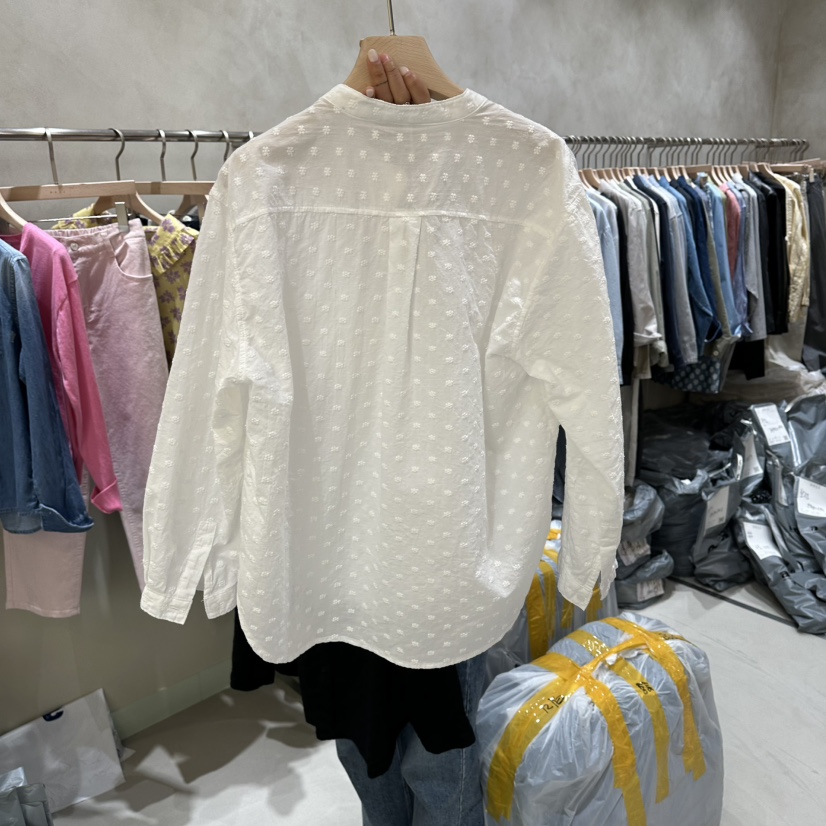 DELI JENNY韓國東大門代購女裝新品時尚休閑熱賣襯衫蕾絲衫DELI JENNY襯衫/蕾絲衫