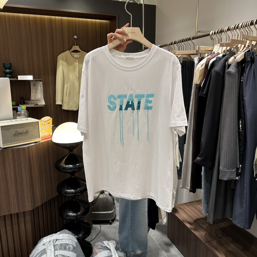 BABYTOUCH韓國代購女士新品時尚熱賣職業26春夏推薦休閑T恤BABYTOUCHT恤圖色1