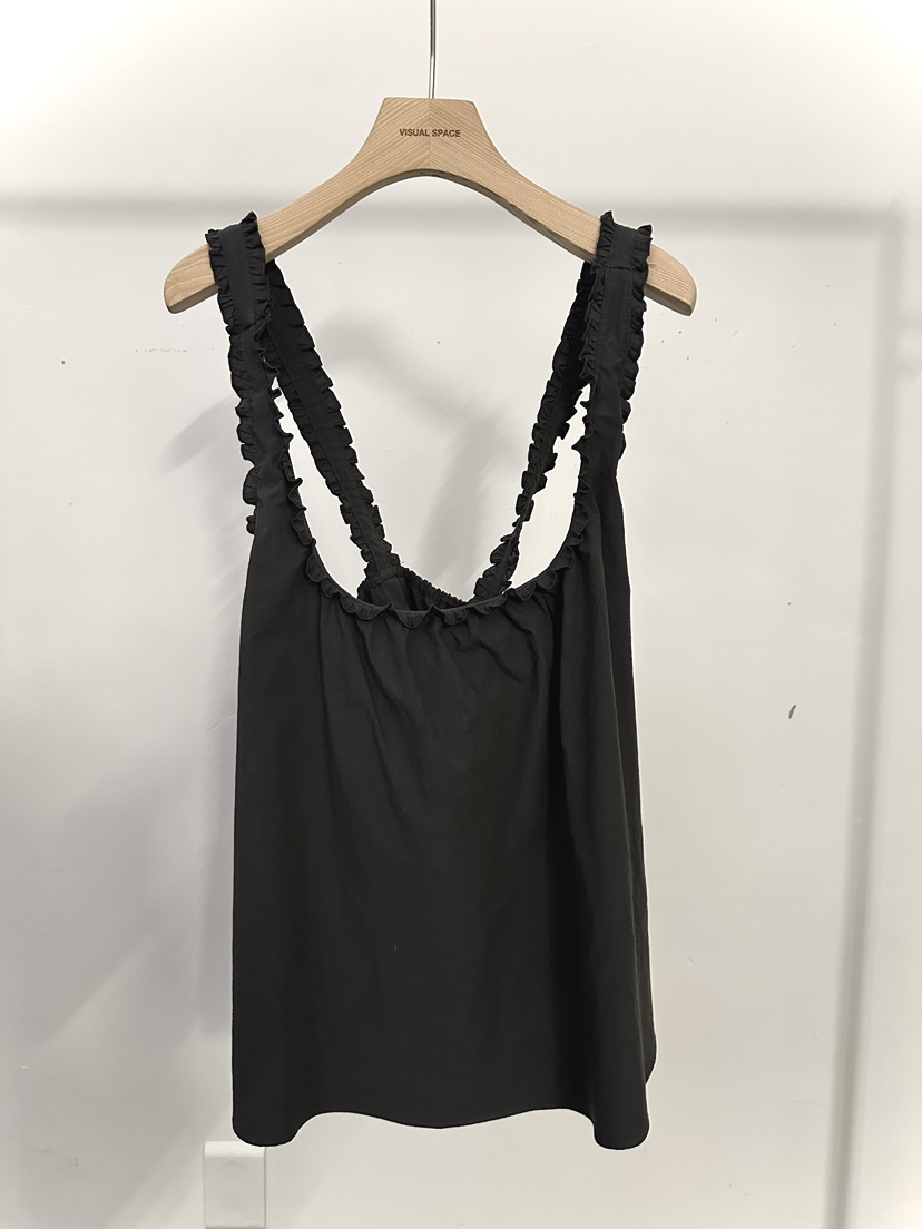 VISUAL SPACE/PAGE92/FLEISCHER韓國直郵實拍女士新品人氣吊帶背心荷葉邊VISUAL SPACE/PAGE92/FLEISCHER吊帶/背心圖色2