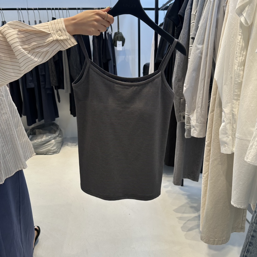 OSOO韓國東大門代購女士新品時尚推薦職業26春夏吊帶背心OSOO吊帶/背心圖色3墨色