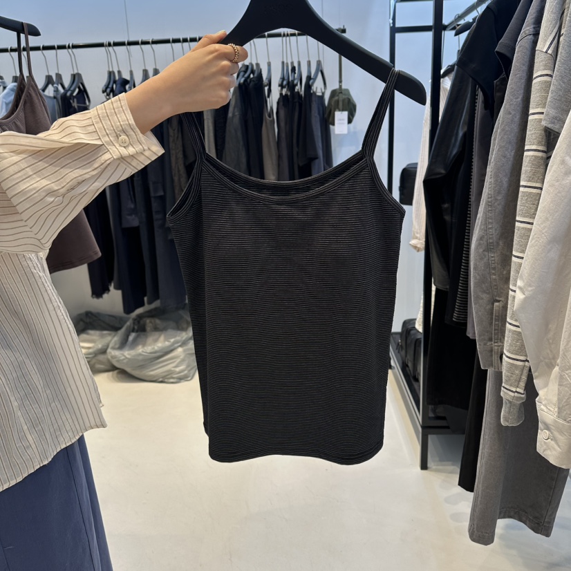 OSOO韓國東大門代購女士新品時尚推薦職業26春夏吊帶背心OSOO吊帶/背心圖色4黑色