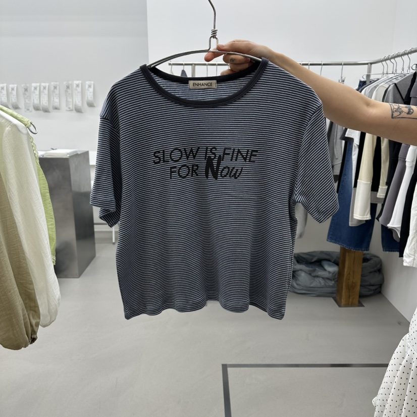 ENHANCE韓國直郵女士新品職業熱賣休閑26春夏時尚推薦T恤ENHANCE/HOPESMORET恤圖色4