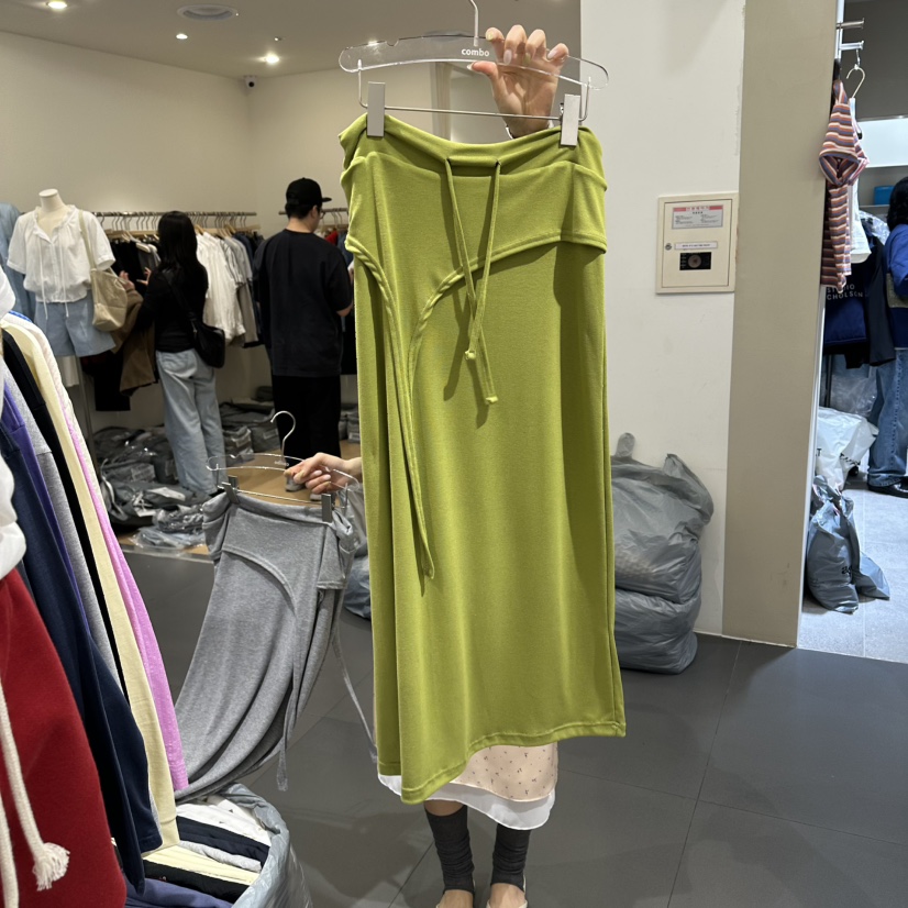 COMBO韓國直郵實拍女裝新款熱賣26春夏時尚職業推薦人氣長裙COM_BO長裙圖色2