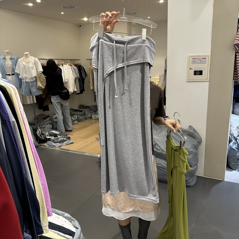 COMBO韓國直郵實拍女裝新款熱賣26春夏時尚職業推薦人氣長裙COM_BO長裙圖色3